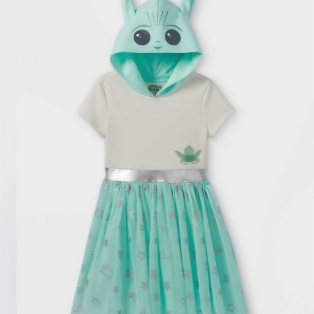 Star Wars Grogu Yoda Dress Size XS 4/5